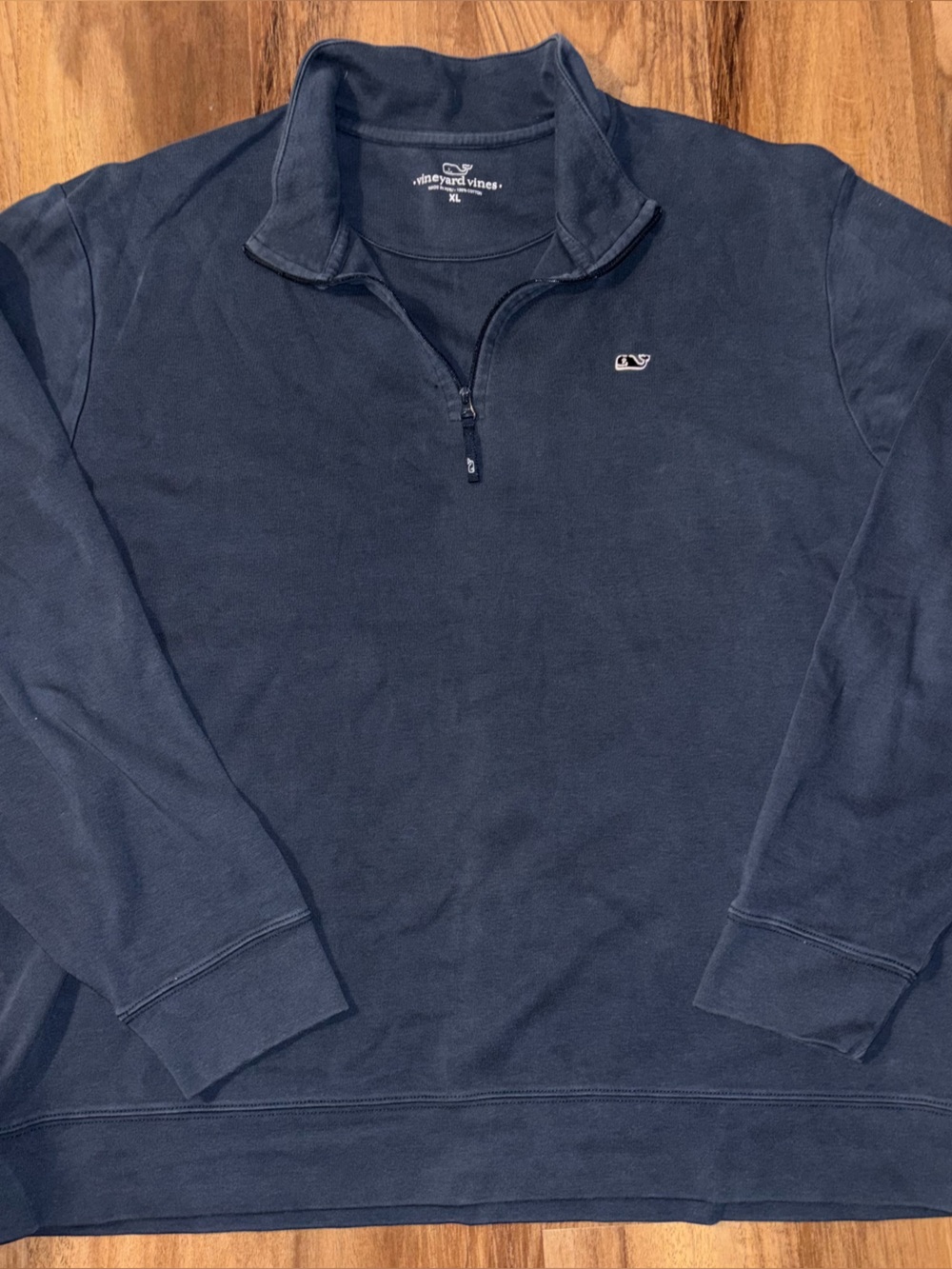 Vineyard Vines Navy Half-Zip Lightweight Shirt Jacket